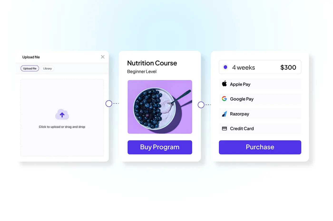 Digital product checkout and payment system