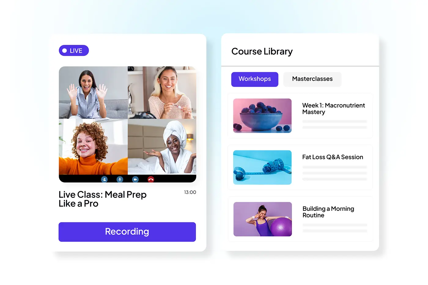 Membership and coaching business platform